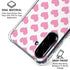 Plush Pink Hearts Galaxy A36 5G Clear Case