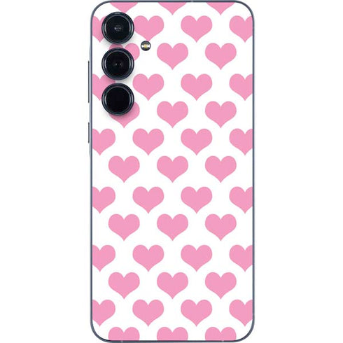 Plush Pink Hearts Galaxy A36 5G Skin