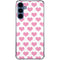 Plush Pink Hearts Galaxy A55 5G Clear Case