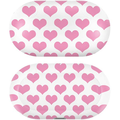 Plush Pink Hearts Galaxy Buds Plus Skin