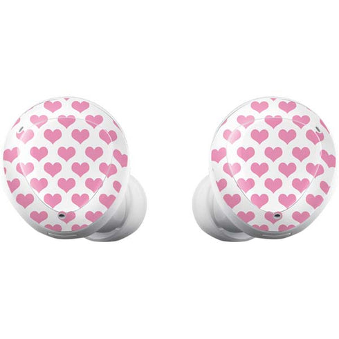 Plush Pink Hearts Galaxy Buds Plus Skin