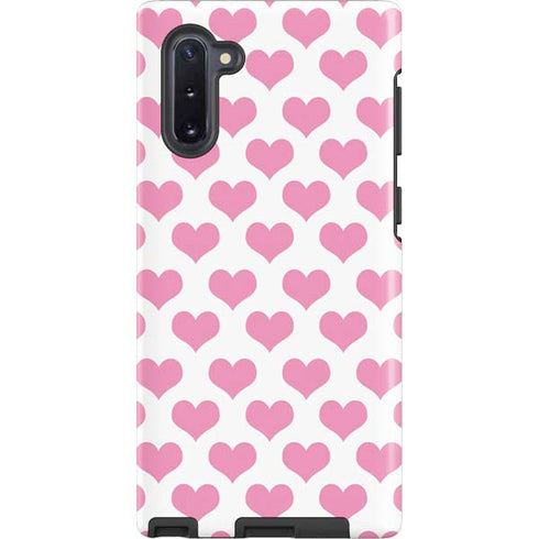 Plush Pink Hearts Galaxy Cases