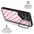 Plush Pink Hearts Galaxy S24 FE Kickstand Case