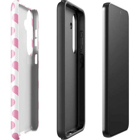 Plush Pink Hearts Galaxy S25 Impact Case