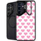 Plush Pink Hearts Galaxy S25 Kickstand Case