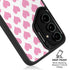 Plush Pink Hearts Galaxy S25 Kickstand Case