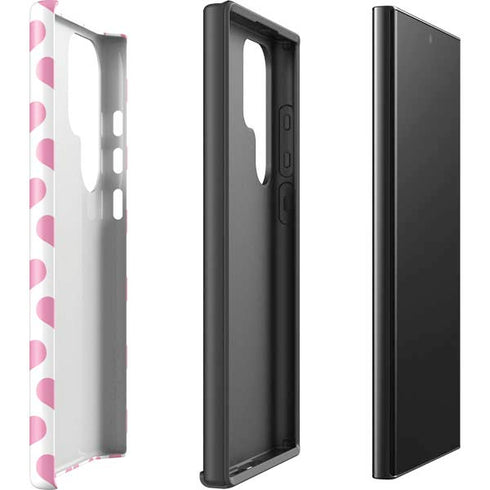 Plush Pink Hearts Galaxy S25 Ultra Impact Case