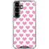 Plush Pink Hearts Galaxy S26 Clear Case