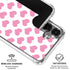 Plush Pink Hearts Galaxy S26 Clear Case