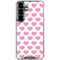 Plush Pink Hearts Galaxy S26 Plus Clear Case