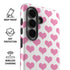 Plush Pink Hearts Galaxy S26 Plus Impact Case