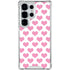 Plush Pink Hearts Galaxy S26 Ultra Clear Case
