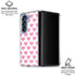 Plush Pink Hearts Galaxy Z Fold6 Clear Case