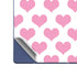 Plush Pink Hearts Galaxy Z Fold6 Skin