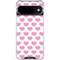 Plush Pink Hearts Google Pixel 10 Clear Case