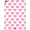 Plush Pink Hearts Apple iPad Air Skin