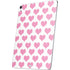 Plush Pink Hearts Apple iPad Air Skin