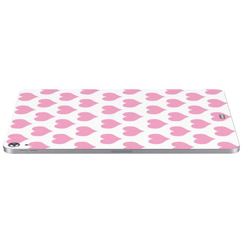 Plush Pink Hearts Apple iPad Air Skin