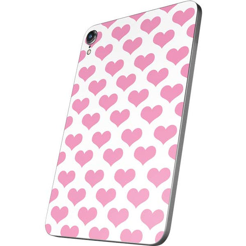Plush Pink Hearts Apple iPad Mini Skin