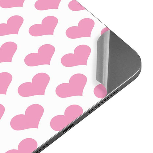 Plush Pink Hearts Apple iPad Mini Skin