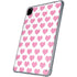 Plush Pink Hearts iPad Pro 11in (2024) Clear Case