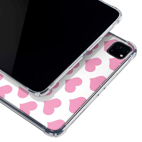 Plush Pink Hearts iPad Cases