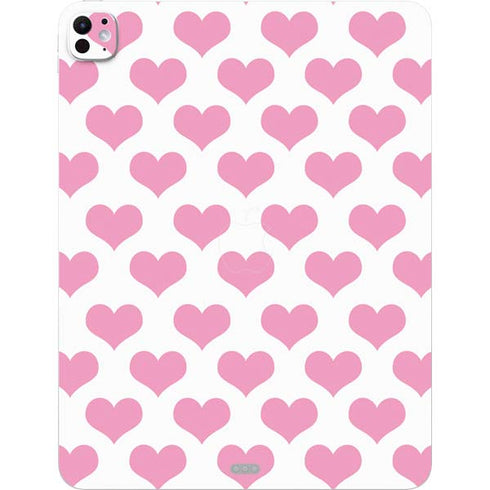 Plush Pink Hearts iPad Pro 13in M4 (2024) Skin