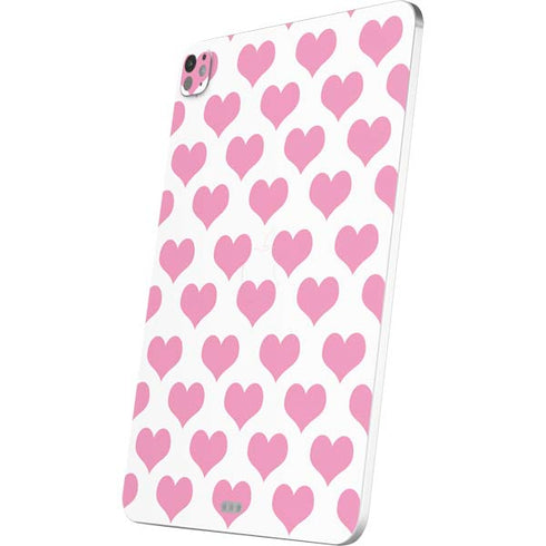 Plush Pink Hearts iPad Pro 13in M4 (2024) Skin