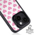 Plush Pink Hearts iPhone 14 Kickstand Case