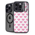 Plush Pink Hearts iPhone 14 Pro Max Kickstand Case