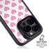 Plush Pink Hearts iPhone 14 Pro Max Kickstand Case