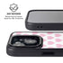 Plush Pink Hearts iPhone 15 Kickstand Case