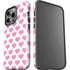 Plush Pink Hearts iPhone 15 Pro Impact Case