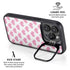 Plush Pink Hearts iPhone 15 Pro Max Kickstand Case