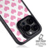 Plush Pink Hearts iPhone 15 Pro Max Kickstand Case