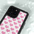 Plush Pink Hearts iPhone 15 Pro Waterproof Case