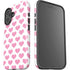 Plush Pink Hearts iPhone 16 Impact Case