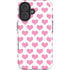 Plush Pink Hearts iPhone 16 Magsafe Impact Case