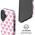 Plush Pink Hearts iPhone 16 Magsafe Impact Case