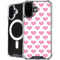 Plush Pink Hearts iPhone 16 Plus MagSafe Case