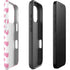 Plush Pink Hearts iPhone 16 Pro Impact Case