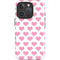 Plush Pink Hearts iPhone 16 Pro Max Impact Case