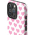 Plush Pink Hearts iPhone 16 Pro Max Impact Case