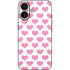 Plush Pink Hearts iPhone 16 Skin