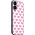 Plush Pink Hearts iPhone 16 Skin