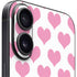 Plush Pink Hearts iPhone 16 Skin