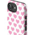 Plush Pink Hearts iPhone 16e Impact Case