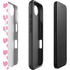 Plush Pink Hearts iPhone 16e Impact Case