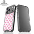 Plush Pink Hearts iPhone 18 Pro Clear Case