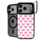 Plush Pink Hearts iPhone 18 Pro Kickstand Case